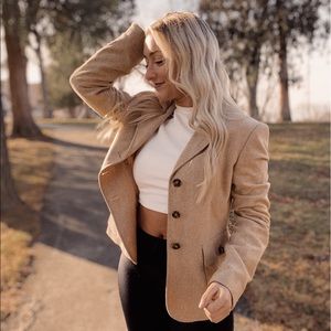Beige Tan Blazer